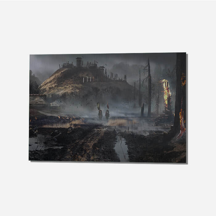 Desolation - Assassin's Creed art - Metal Poster