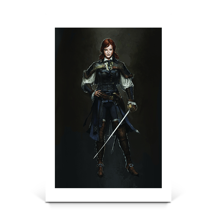 Elise de la Serre - Assassin's Creed art - Fine Art Print