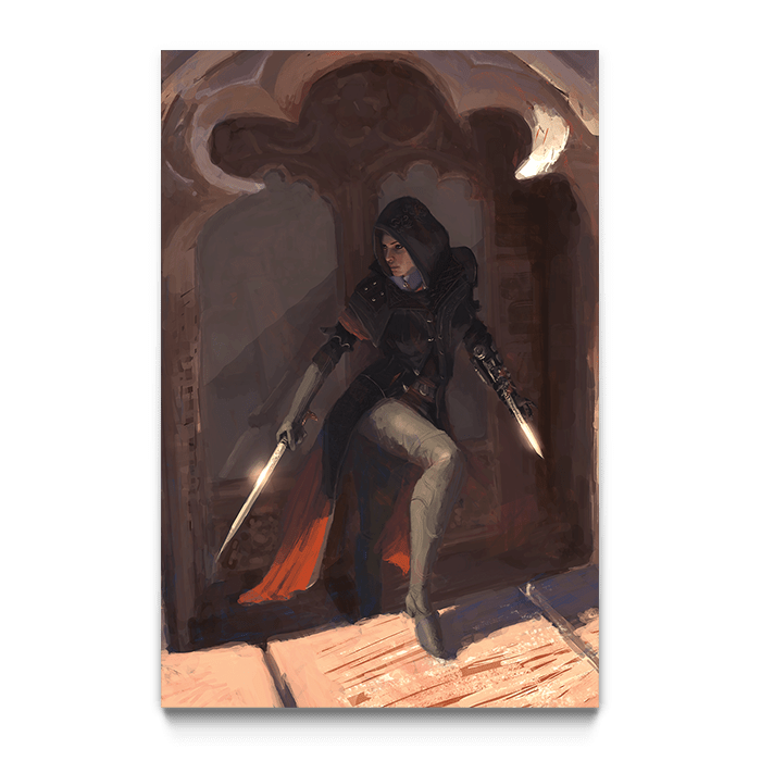 Evie Posing - Assassin's Creed art - Fine Art Print