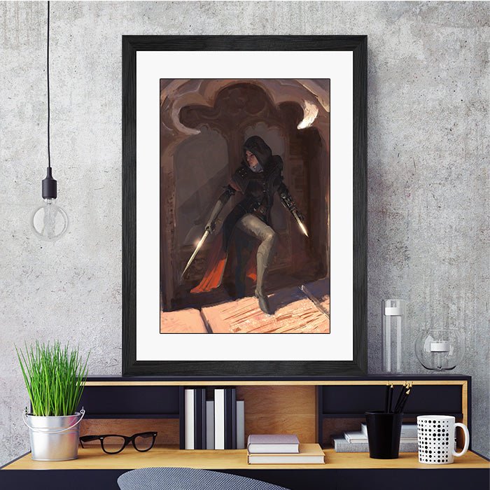 Evie Posing - Assassin's Creed art - Fine Art Print