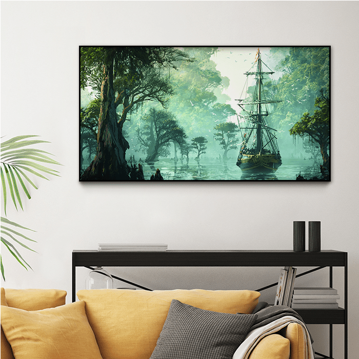 Exploring the mangrove - Assassin's Creed art - Fine Art Print