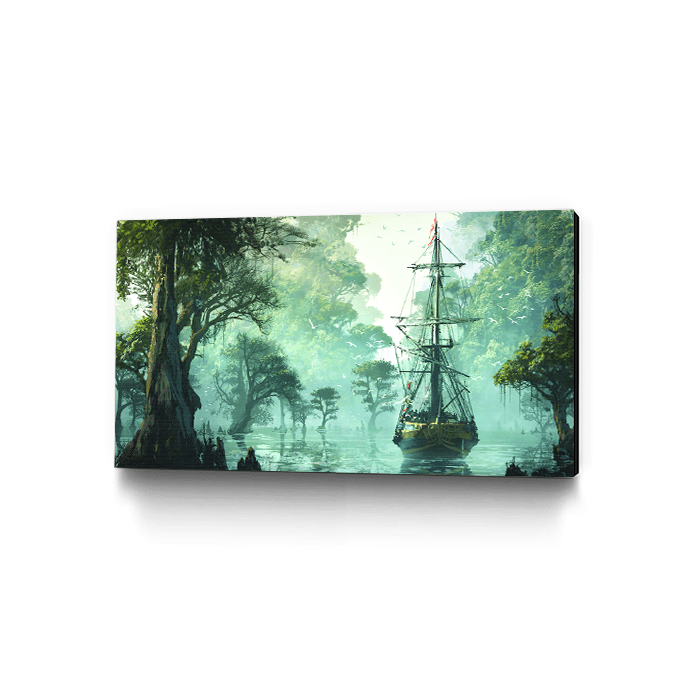 Exploring the mangrove - Assassin's Creed art - Fine Art Print