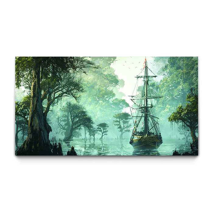 Exploring the mangrove - Assassin's Creed art - Fine Art Print