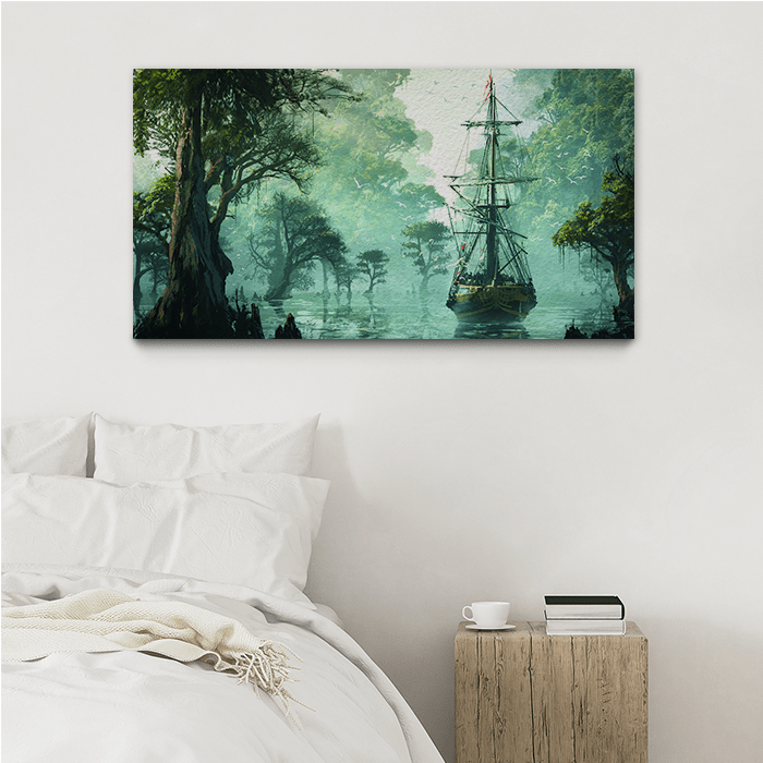 Exploring the mangrove - Assassin's Creed art - Fine Art Print