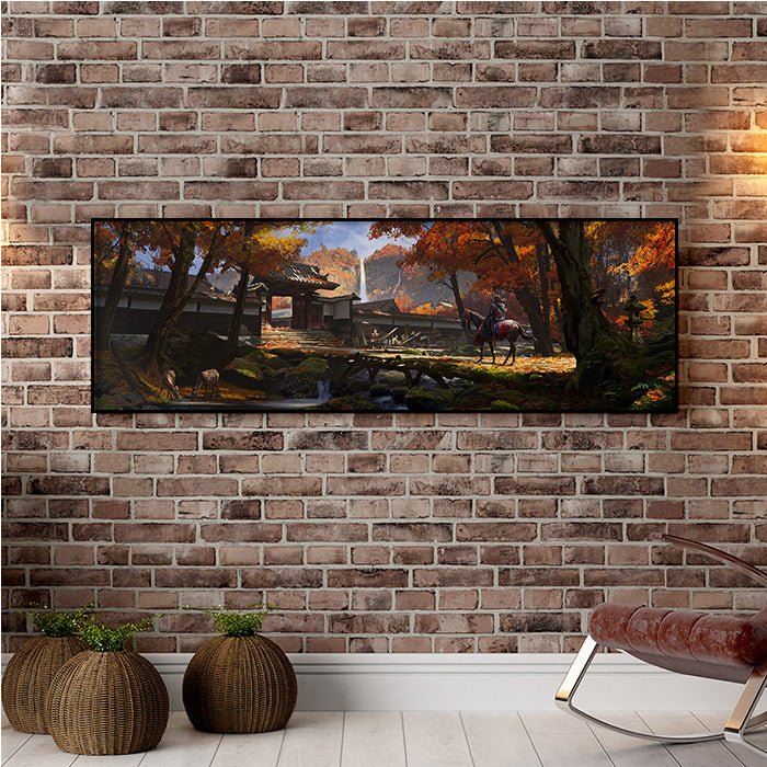 Fallen leaves, hidden blade - Assassin's Creed art - Fine Art Print