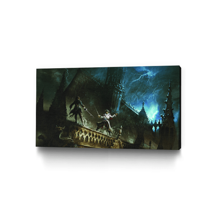 Fight on Sainte Chapelle - Assassin's Creed art - Museum Canvas