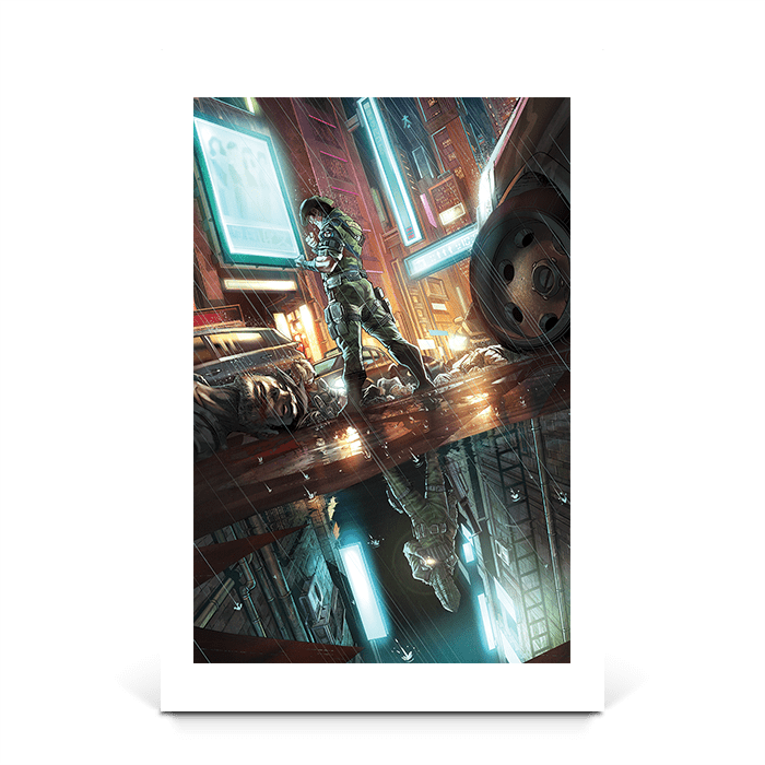 Grim and Nokk - brutal swarm - Six Siege art - Fine Art Print