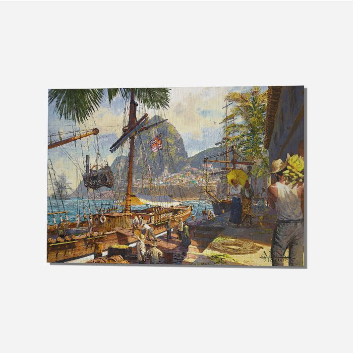 Harbour - Anno art - Metal Poster