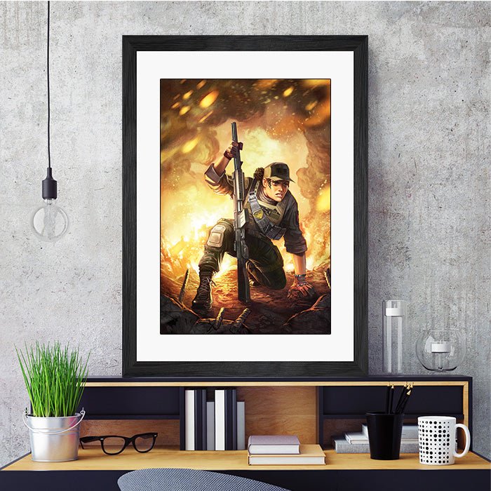 Heroic Brava - Commanding Force - Six Siege art - Fine Art Print