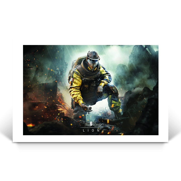 Heroic Lion - Six Siege art - Fine Art Print