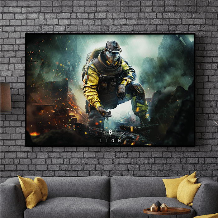 Heroic Lion - Six Siege art - Fine Art Print