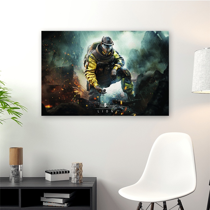 Heroic Lion - Six Siege art - Fine Art Print