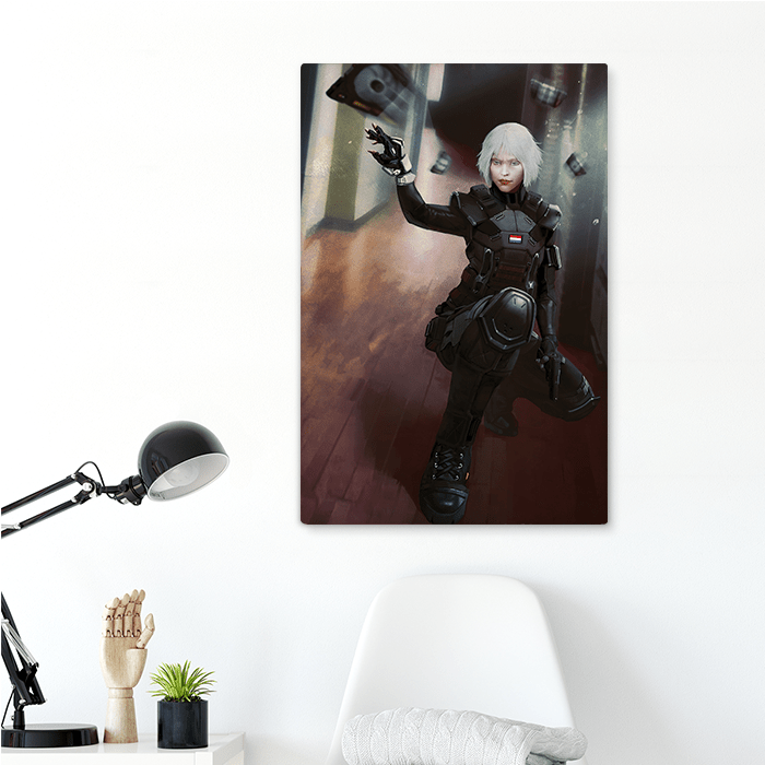 Iana - Hologram - Six Siege art - Fine Art Print