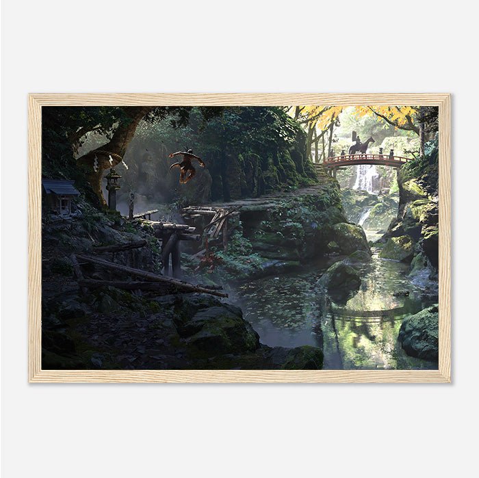 Iga Akama - Assassin's Creed art - Framed Print