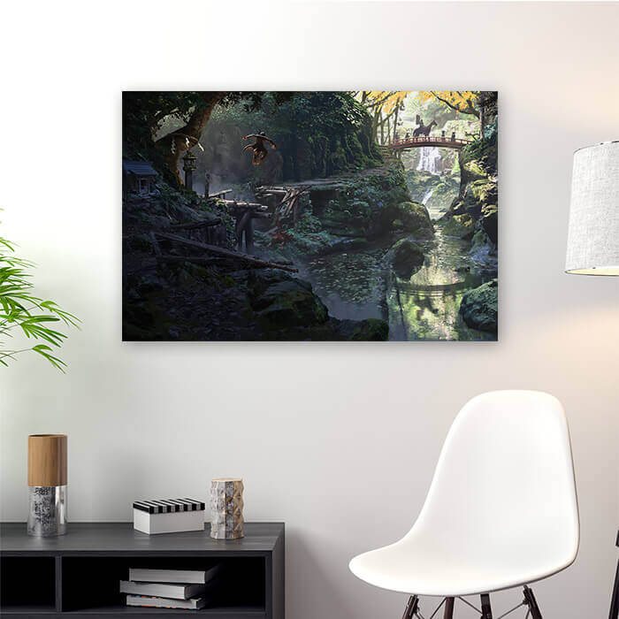 Iga Akama - Assassin's Creed art - Framed Print