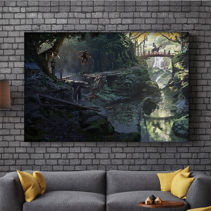 Iga Akama - Assassin's Creed art - Framed Print