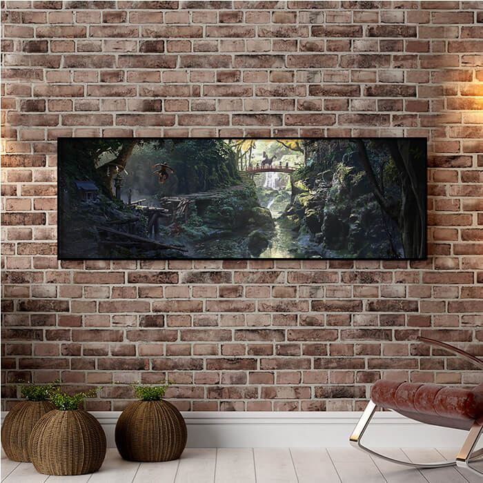 Iga Akama - Assassin's Creed art - Framed Print