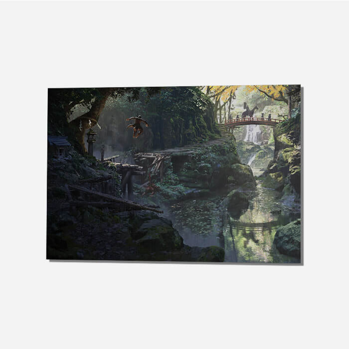 Iga Akama - Assassin's Creed art - Metal Poster