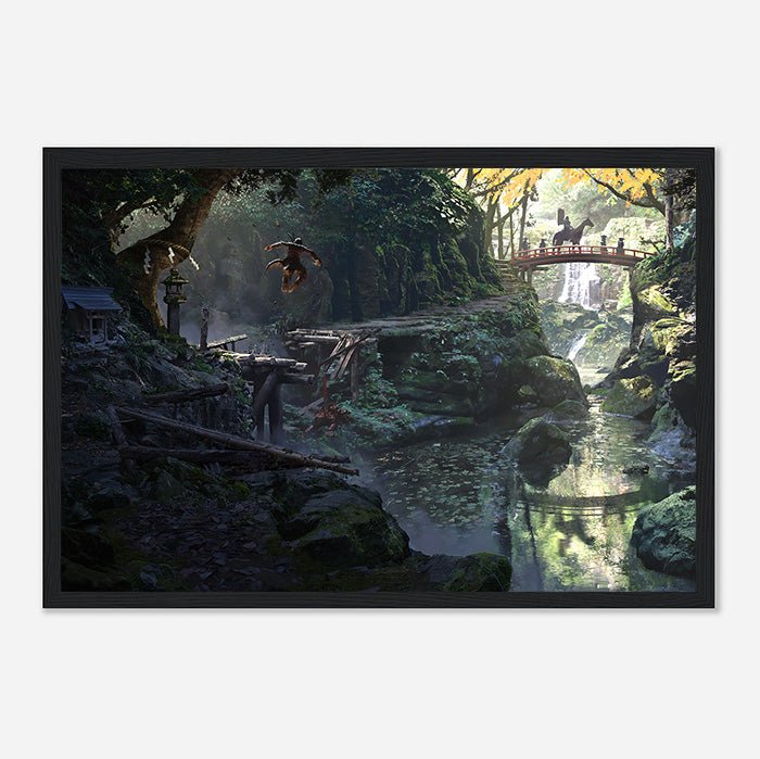 Iga Akama - Assassin's Creed art - Framed Print