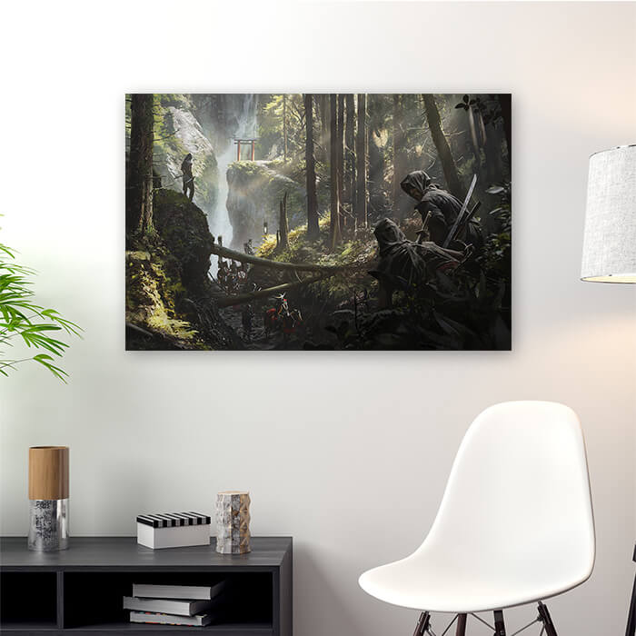 Iga waterfall - Assassin's Creed art - Museum Canvas