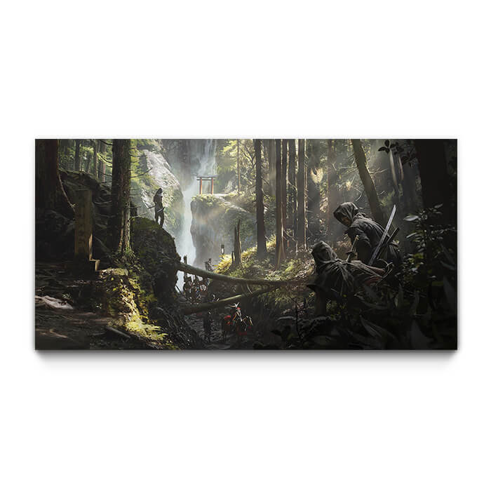 Iga waterfall - Assassin's Creed art - Fine Art Print