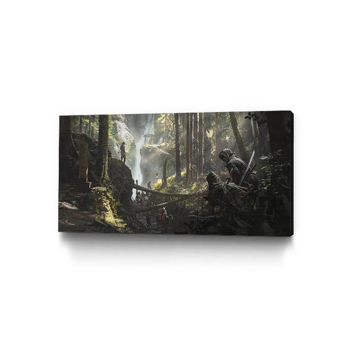 Iga waterfall - Assassin's Creed art - Museum Canvas