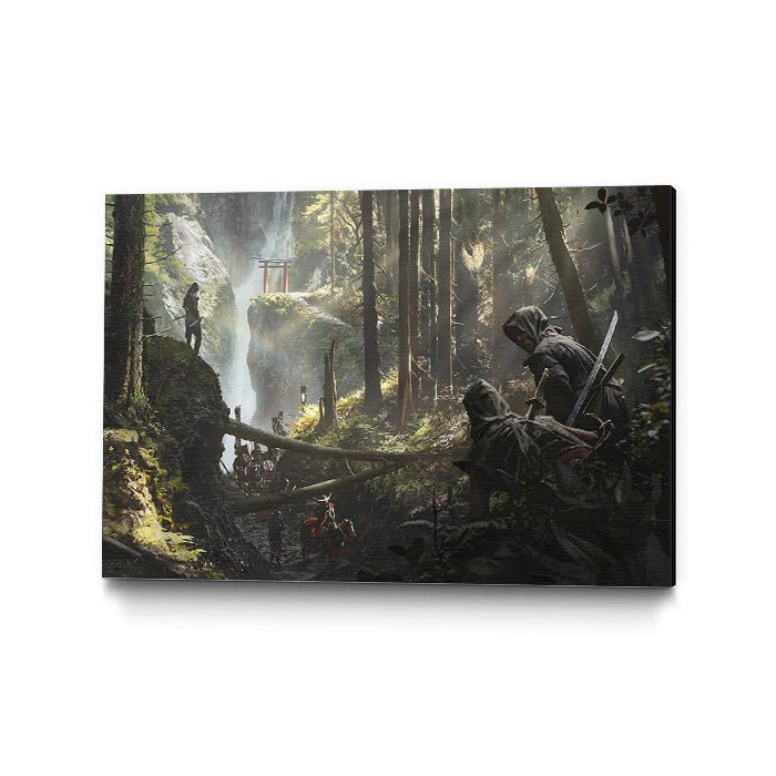 Iga waterfall - Assassin's Creed art - Museum Canvas