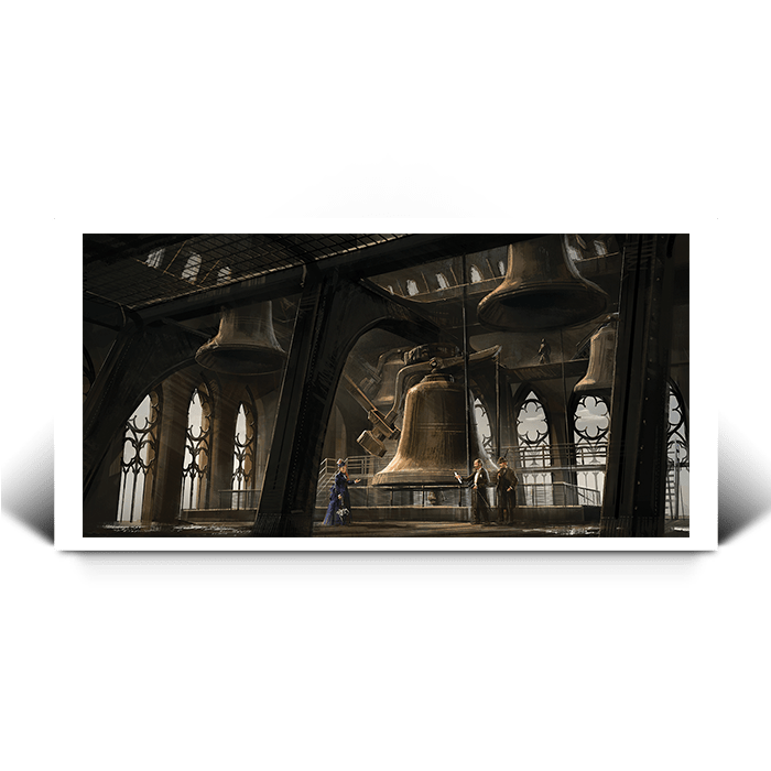 Inside Big Ben - Assassin's Creed art - Fine Art Print