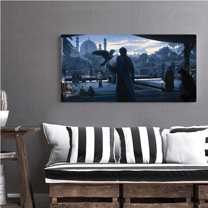 Inside the falconry - Assassin's Creed art - Fine Art Print