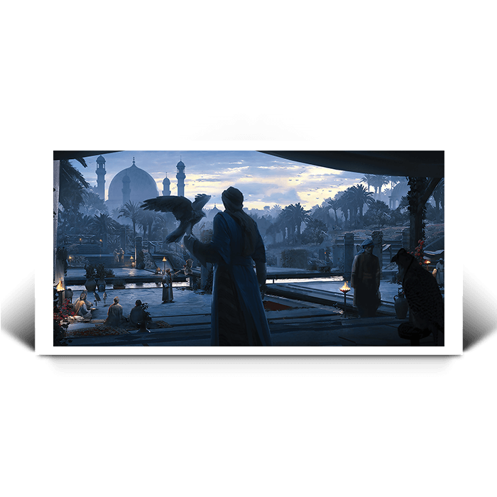 Inside the falconry - Assassin's Creed art - Fine Art Print