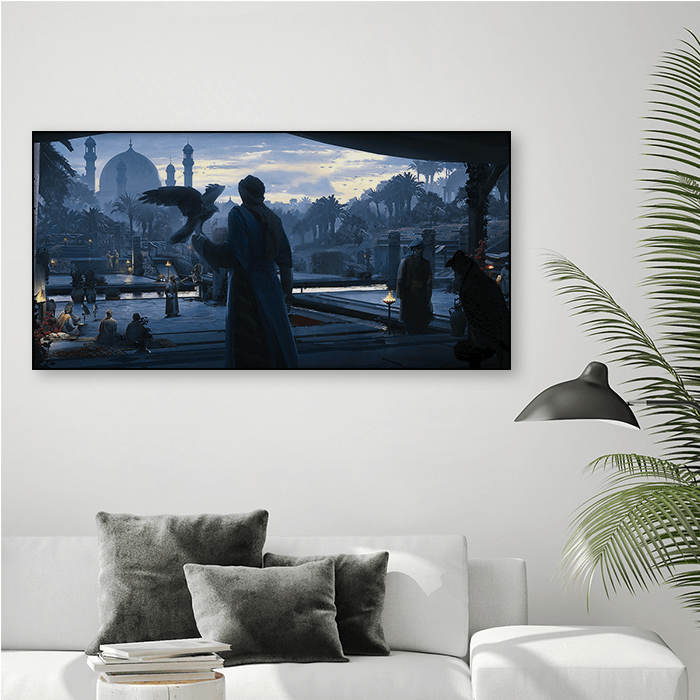 Inside the falconry - Assassin's Creed art - Fine Art Print