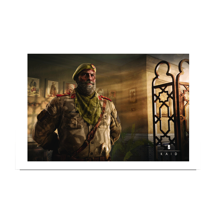 Kaid - Portrait - Six Siege art - Fine Art Print