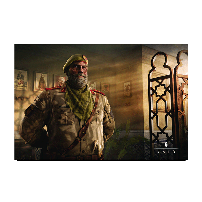 Kaid - Portrait - Six Siege art - Fine Art Print