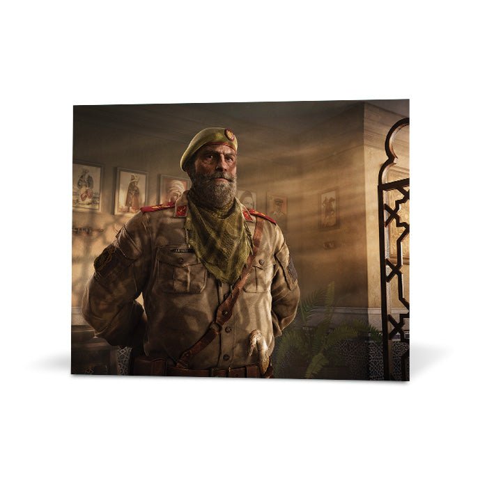 Kaid - Portrait - Six Siege art - Fine Art Print