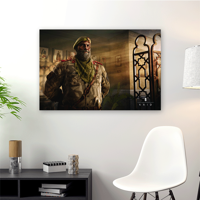 Kaid - Portrait - Six Siege art - Fine Art Print