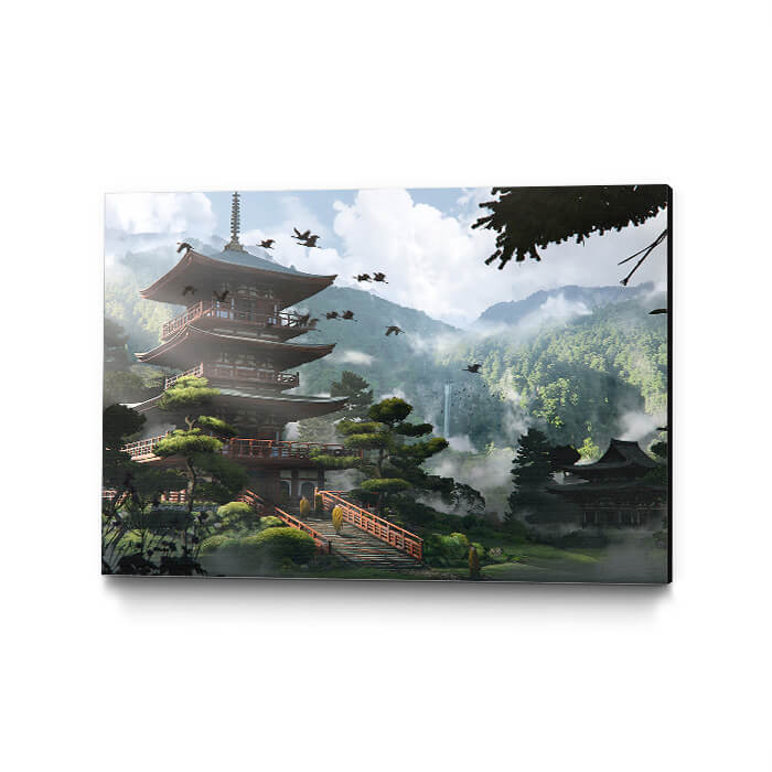 Kumano Nachi - Assassin's Creed art - Museum Canvas