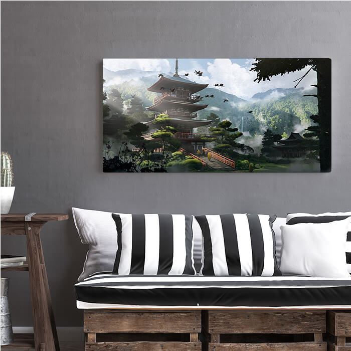 Kumano Nachi - Assassin's Creed art - Museum Canvas