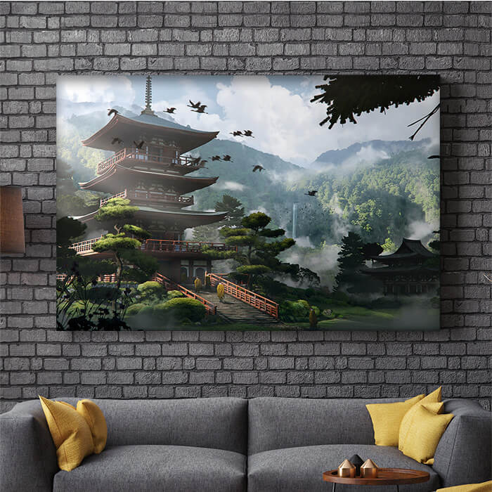 Kumano Nachi - Assassin's Creed art - Museum Canvas