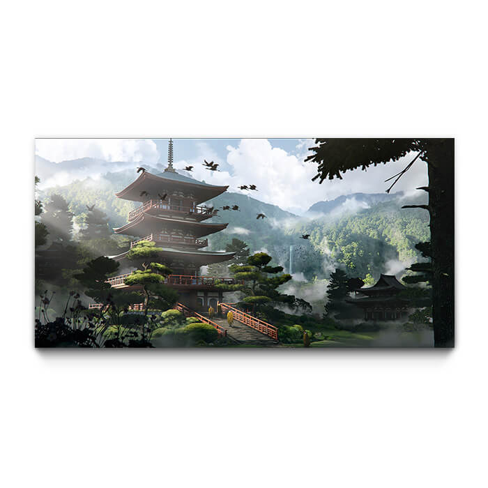 Kumano Nachi - Assassin's Creed art - Fine Art Print