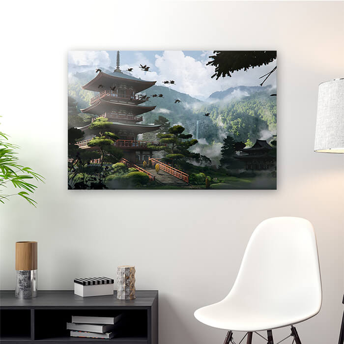 Kumano Nachi - Assassin's Creed art - Museum Canvas