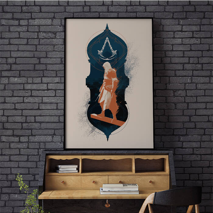 Looking from Above – Light Version - Assassin's Creed art - Fine Art Print