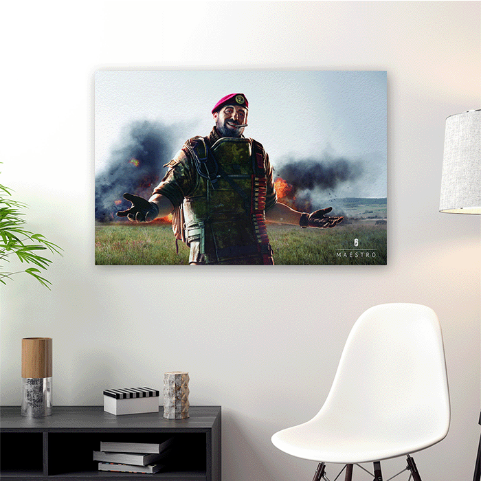 Maestro - Always with a smile - Six Siege art - Fine Art Print