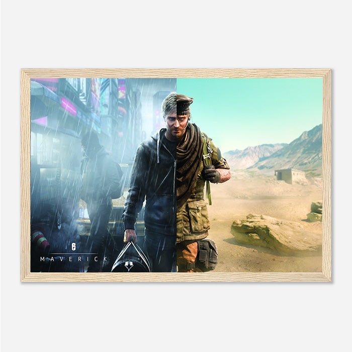 Maverick - From Boston to Kabul - Six Siege art - Framed Print