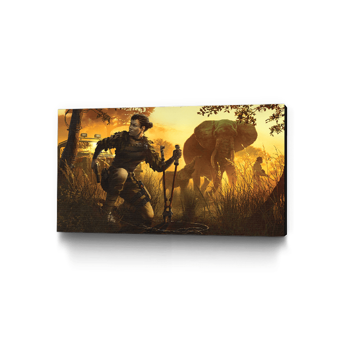 Melusi - Fighting poaching - Six Siege art - Museum Canvas