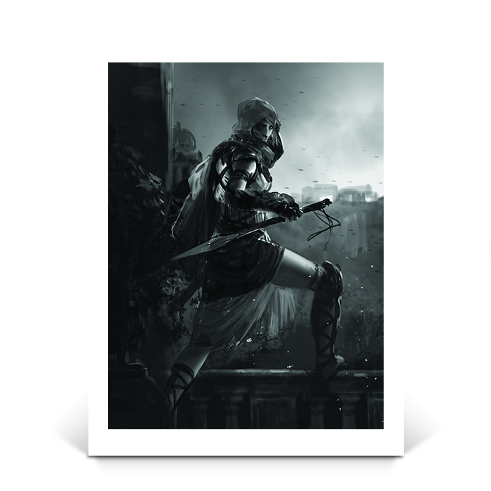 Mercenary at Dusk - Assassin's Creed art - Fine Art Print