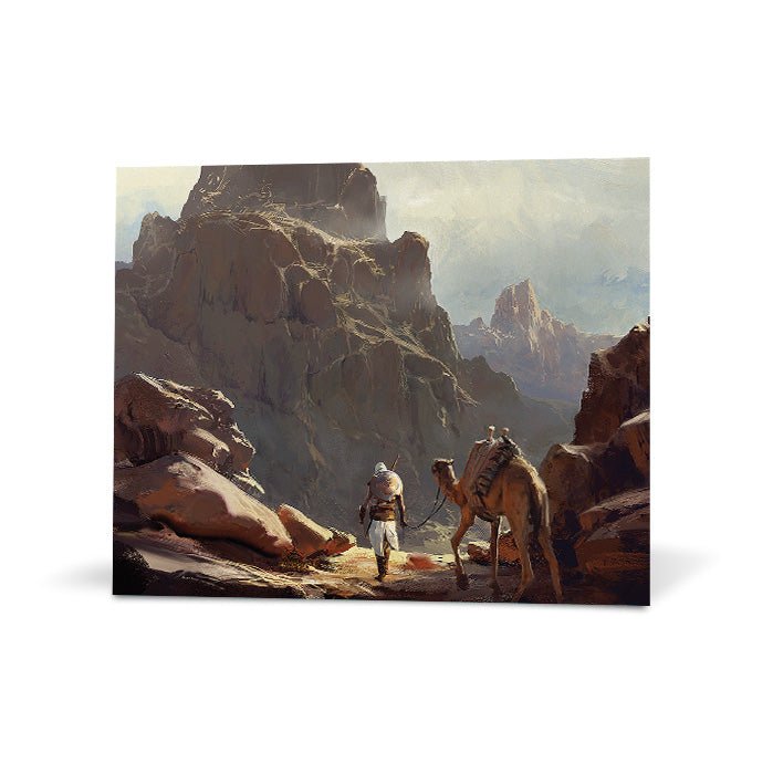 Mountains of Sinai - Assassin's Creed art - Fine Art Print