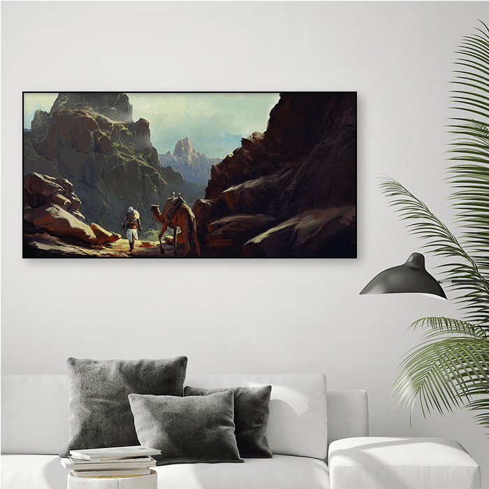 Mountains of Sinai - Assassin's Creed art - Fine Art Print