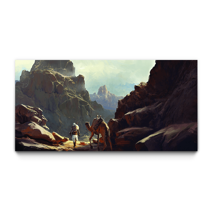 Mountains of Sinai - Assassin's Creed art - Fine Art Print