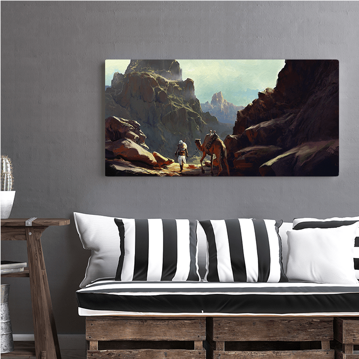 Mountains of Sinai - Assassin's Creed art - Fine Art Print