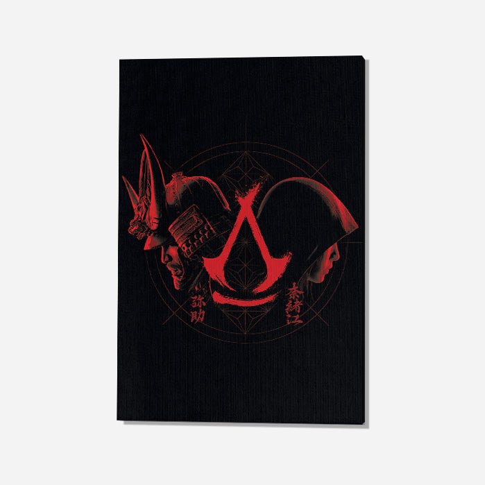 Naoe and Yasuke - Assassin's Creed art - Metal Poster
